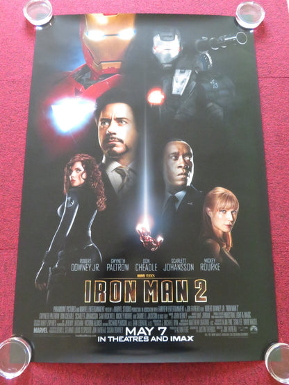 IRON MAN 2 - A US ONE SHEET ROLLED POSTER ROBERT DOWNEY JR. MICKEY ROURKE 2010 Rendezvous Cinema Movie posters