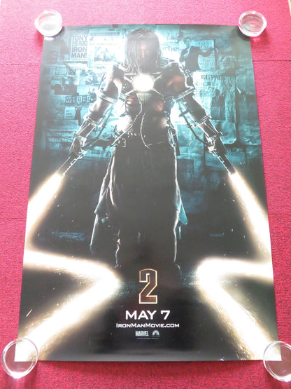 IRON MAN 2 - B US ONE SHEET ROLLED POSTER MICKEY ROURKE ROBERT DOWNEY JR. 2010 Rendezvous Cinema Movie posters