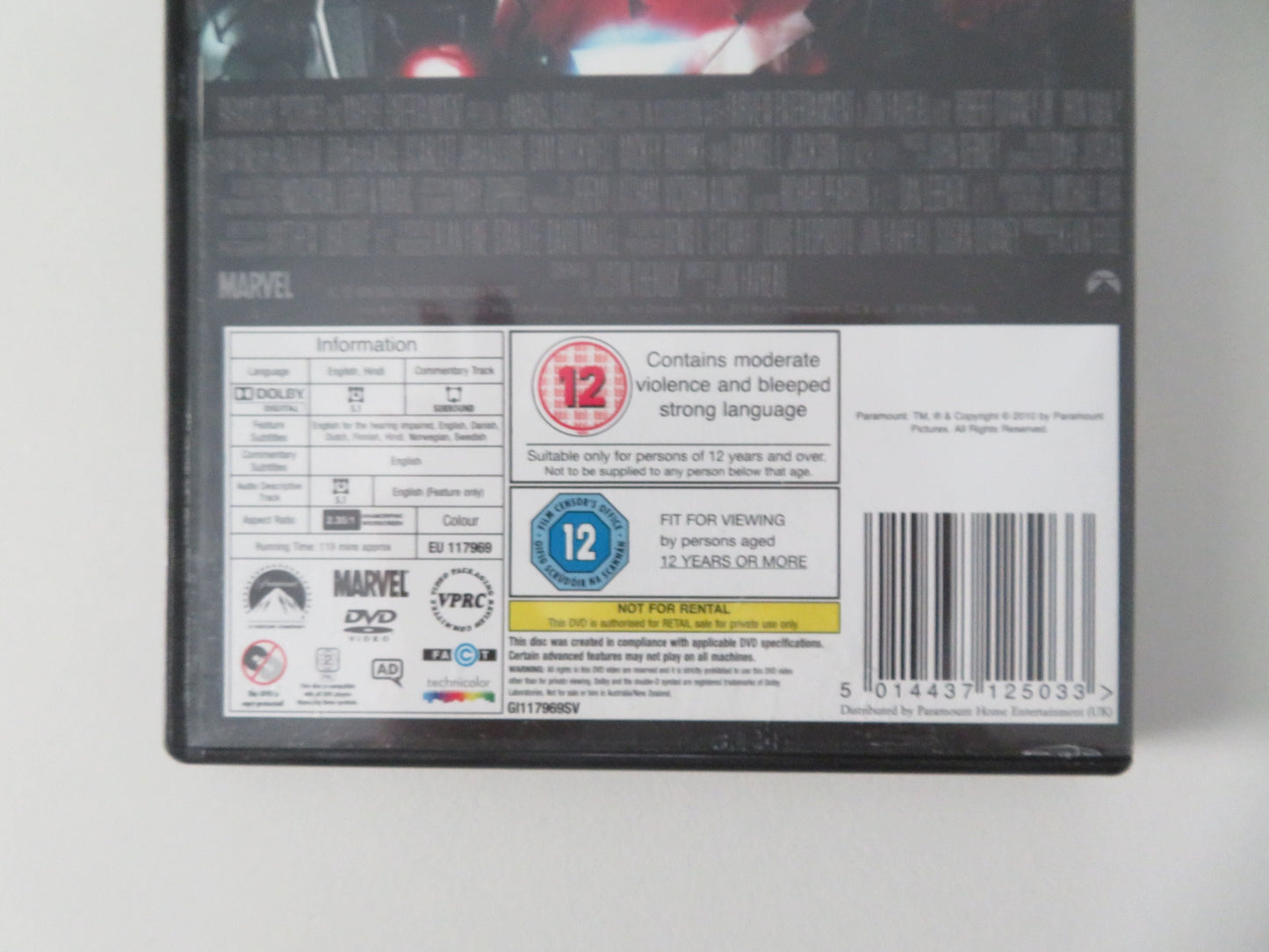 Iron Man 2 (DVD) Marvel Robert Downey Jr. Gwyneth Paltrow 2010 Region 2 Movie posters