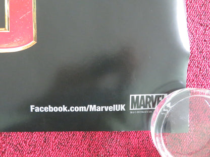 IRON MAN 3 - B UK QUAD ROLLED POSTER ROBERT DOWNEY JR. GWYNETH PALTROW 2013 Movie posters