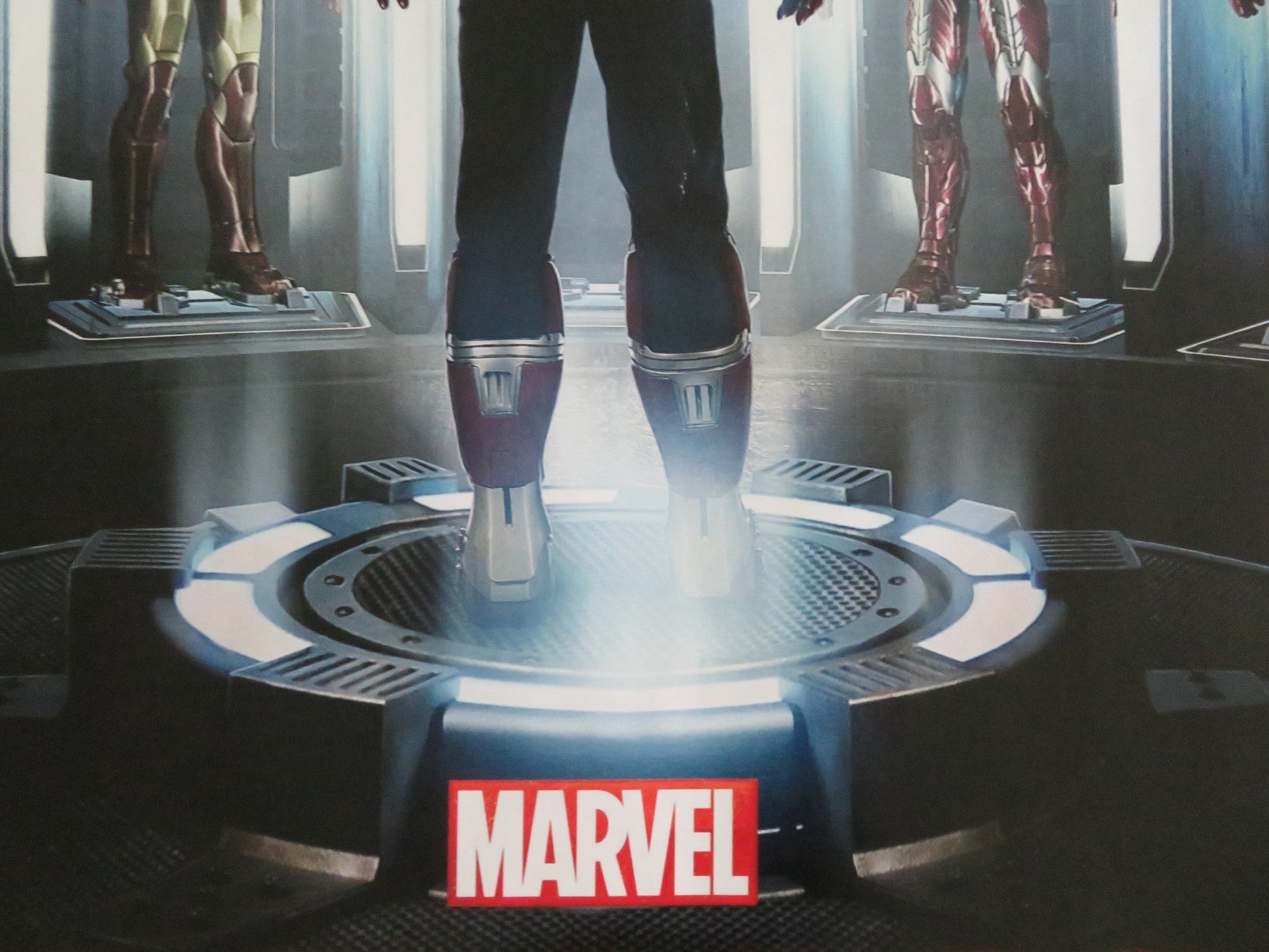 IRON MAN 3 - B UK QUAD ROLLED POSTER ROBERT DOWNEY JR. GWYNETH PALTROW 2013 Movie posters