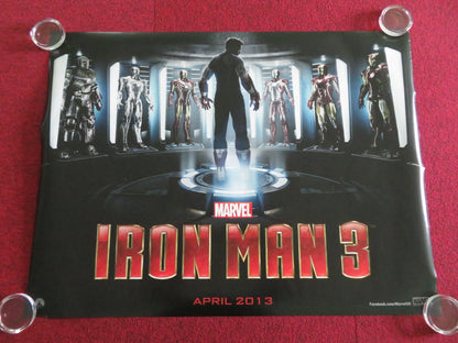 IRON MAN 3 - B UK QUAD ROLLED POSTER ROBERT DOWNEY JR. GWYNETH PALTROW 2013 Movie posters
