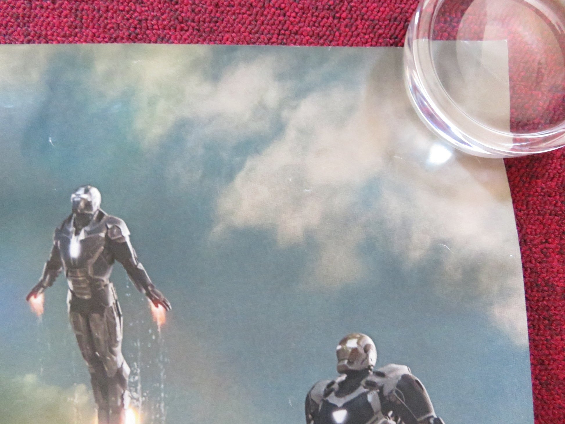 IRON MAN 3 UK QUAD ROLLED POSTER ROBERT DOWNEY JR. GWYNETH PALTROW 2013 Rendezvous Cinema Movie posters