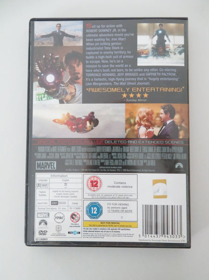 Iron Man (DVD) Marvel Robert Downey Jr. Gwyneth Paltrow 2008 Region 2 Movie posters