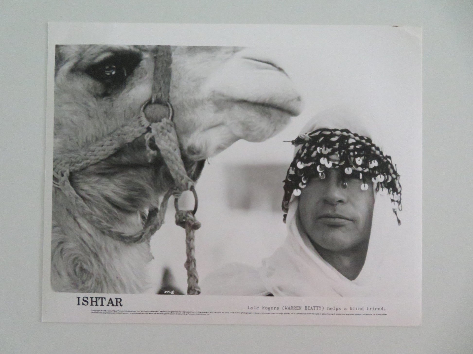 ISHTAR MOVIE STILL PHOTO LOT OF 5 DUSTIN HOFFMAN WARREN BEATTY 1987 - Rendezvous Cinema