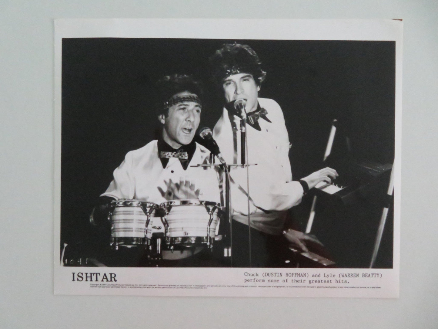 ISHTAR MOVIE STILL PHOTO LOT OF 5 DUSTIN HOFFMAN WARREN BEATTY 1987 - Rendezvous Cinema