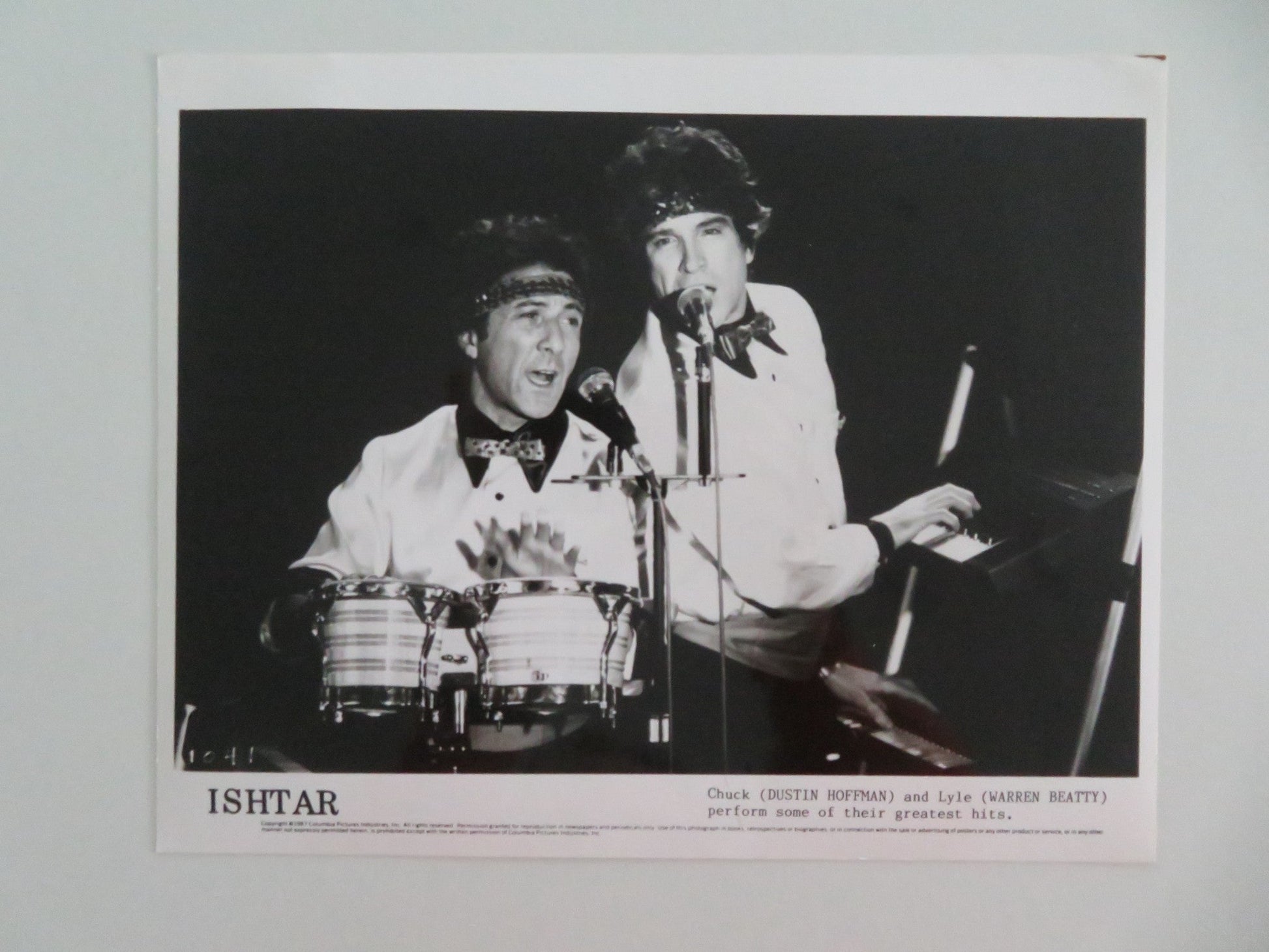 ISHTAR MOVIE STILL PHOTO LOT OF 5 DUSTIN HOFFMAN WARREN BEATTY 1987 - Rendezvous Cinema