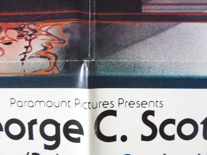 ISLANDS IN THE STREAM FOLDED US ONE SHEET POSTER GEORGE C. SCOTT HEMMINGS 1977 Rendezvous Cinema Movie posters