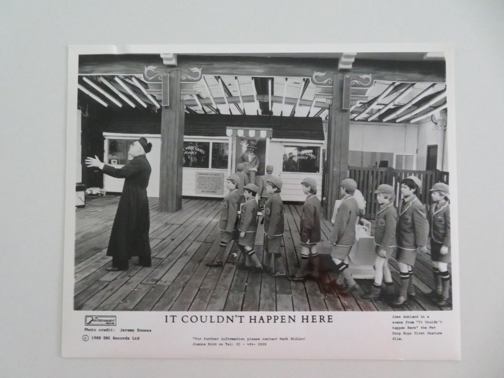 IT COULDN'T HAPPEN HERE MOVIE STILL PHOTO LOT OF 4 PET SHOP BOYS N. TENNANT 1988 - Rendezvous Cinema