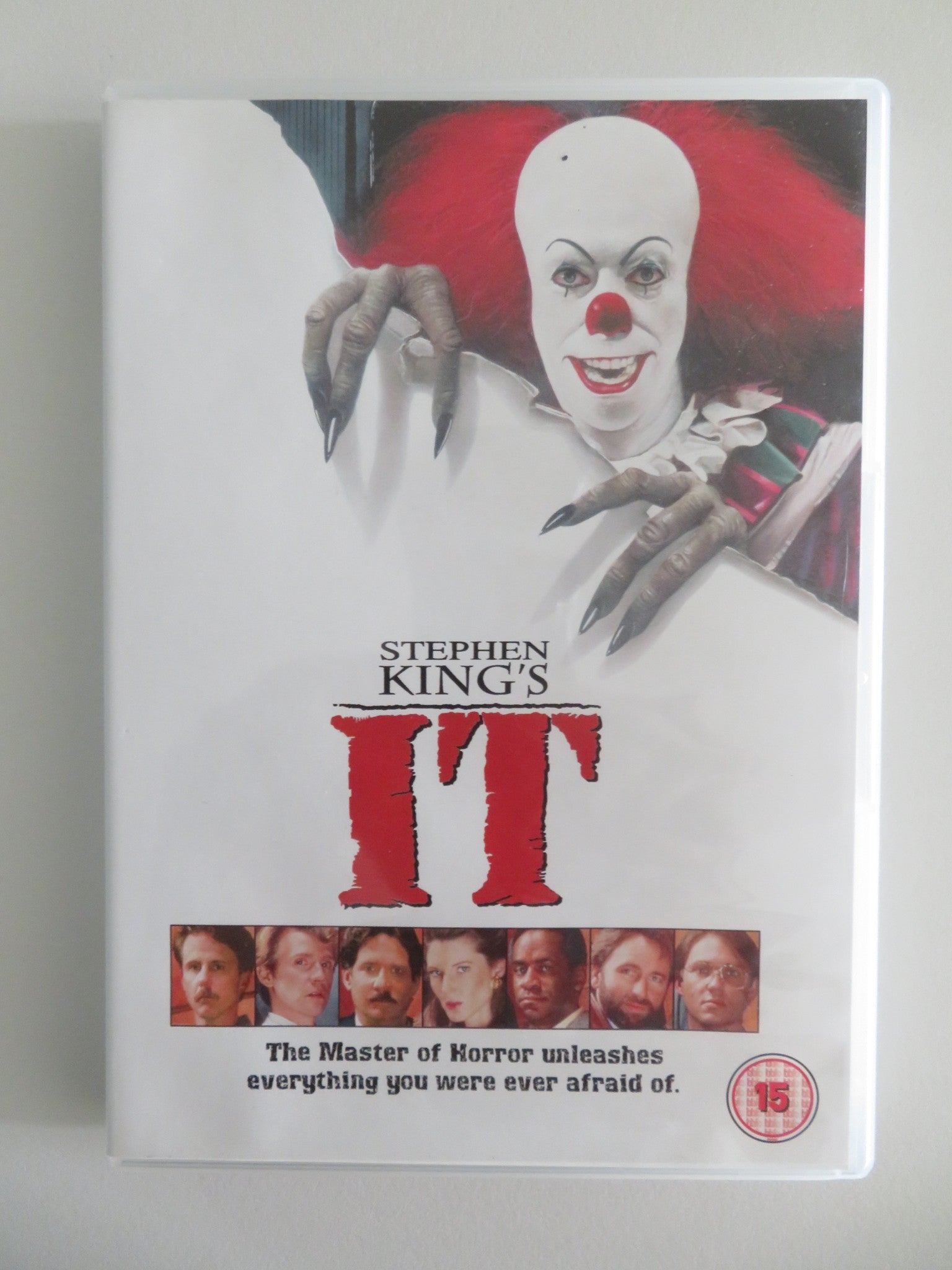 IT (DVD) TIM CURRY JOHN RITTER SETH GREEN 1990 REGION 2 Movie posters