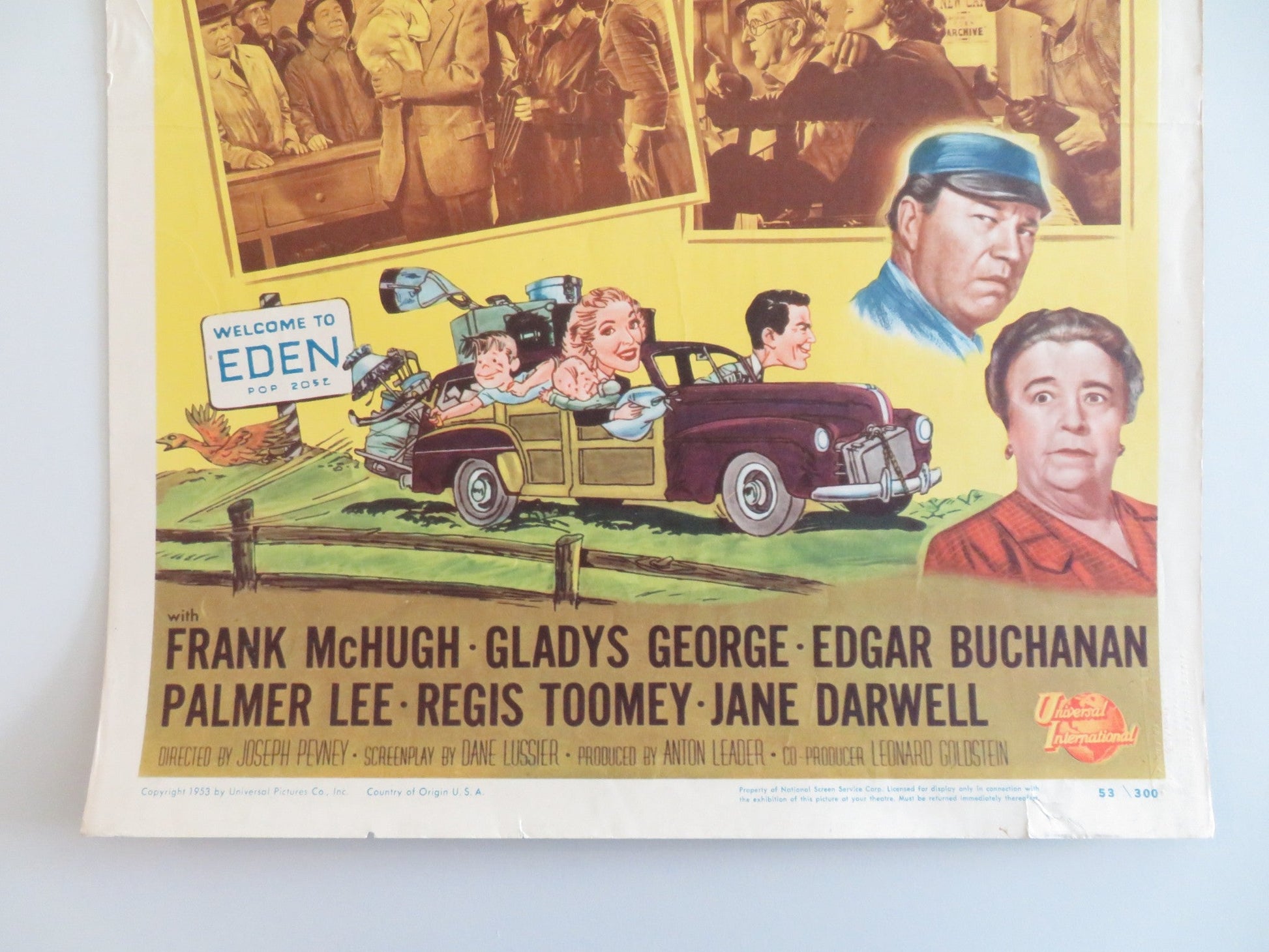 IT HAPPENS EVERY THURSDAY US INSERT POSTER LORETTA YOUNG JOHN FORSYTHE 1953 Rendezvous Cinema Movie posters