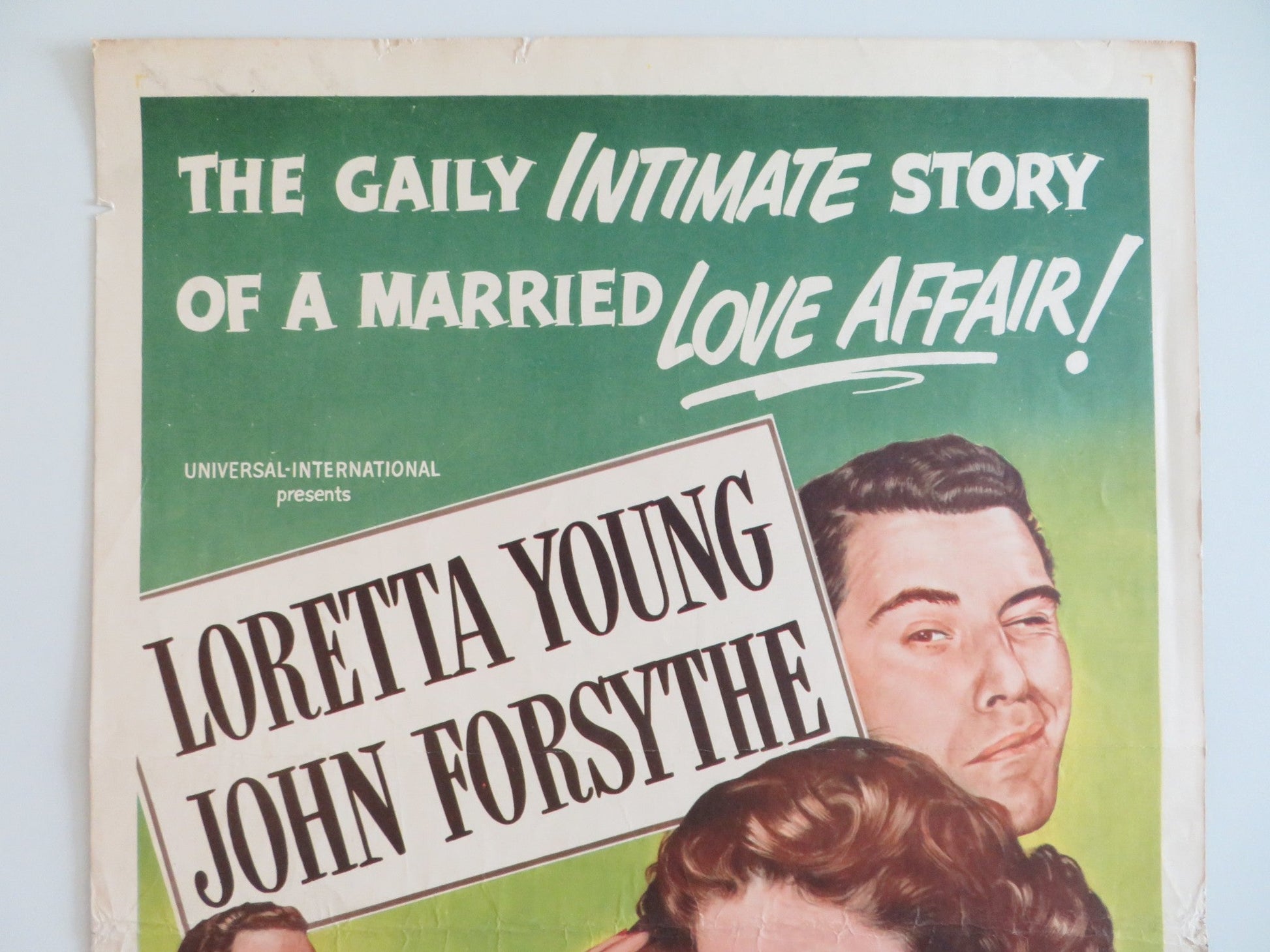 IT HAPPENS EVERY THURSDAY US INSERT POSTER LORETTA YOUNG JOHN FORSYTHE 1953 Rendezvous Cinema Movie posters