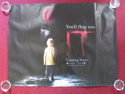 IT UK QUAD ROLLED POSTER BILL SKARSGARD JAEDEN MARTELL 2017 Rendezvous Cinema Movie posters