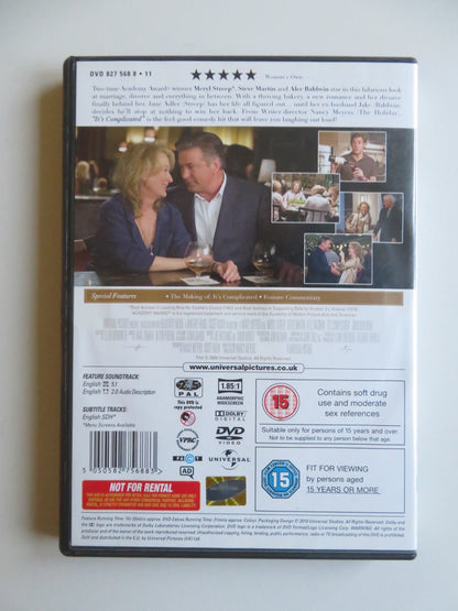 IT'S COMPLICATED - B (DVD) MERYL STREEP ALEC BALDWIN 2009 REGION 2, 5 Movie posters
