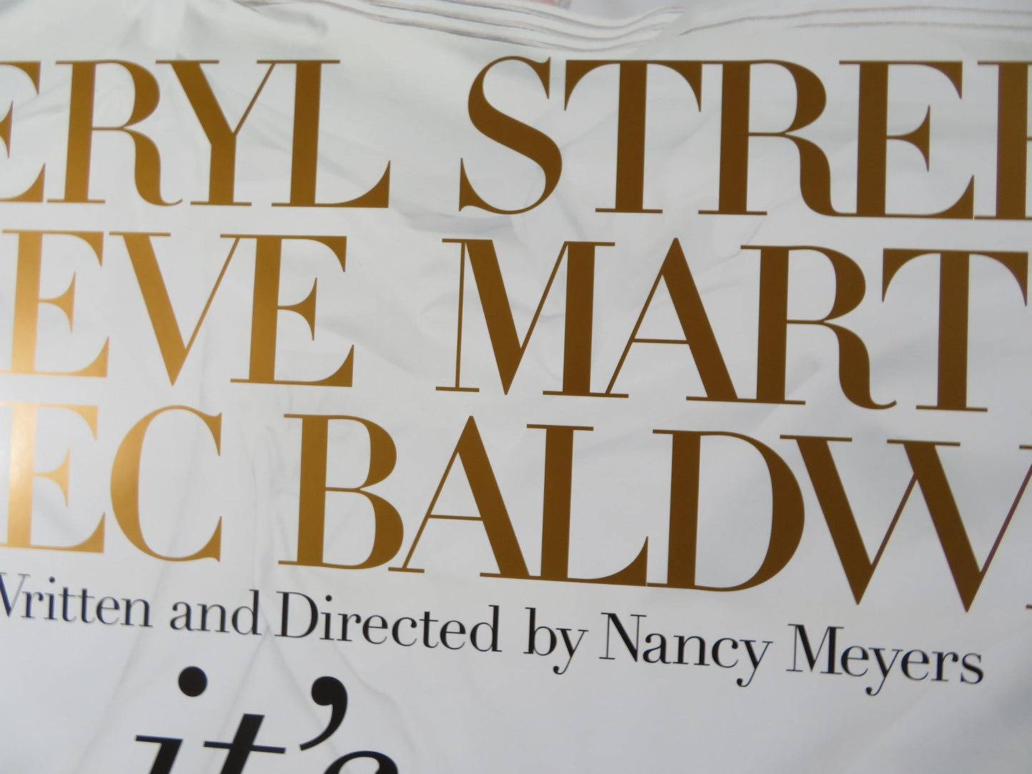 IT'S COMPLICATED US ONE SHEET ROLLED POSTER MERYL STREEP STEVE MARTIN 2009 Rendezvous Cinema Movie posters