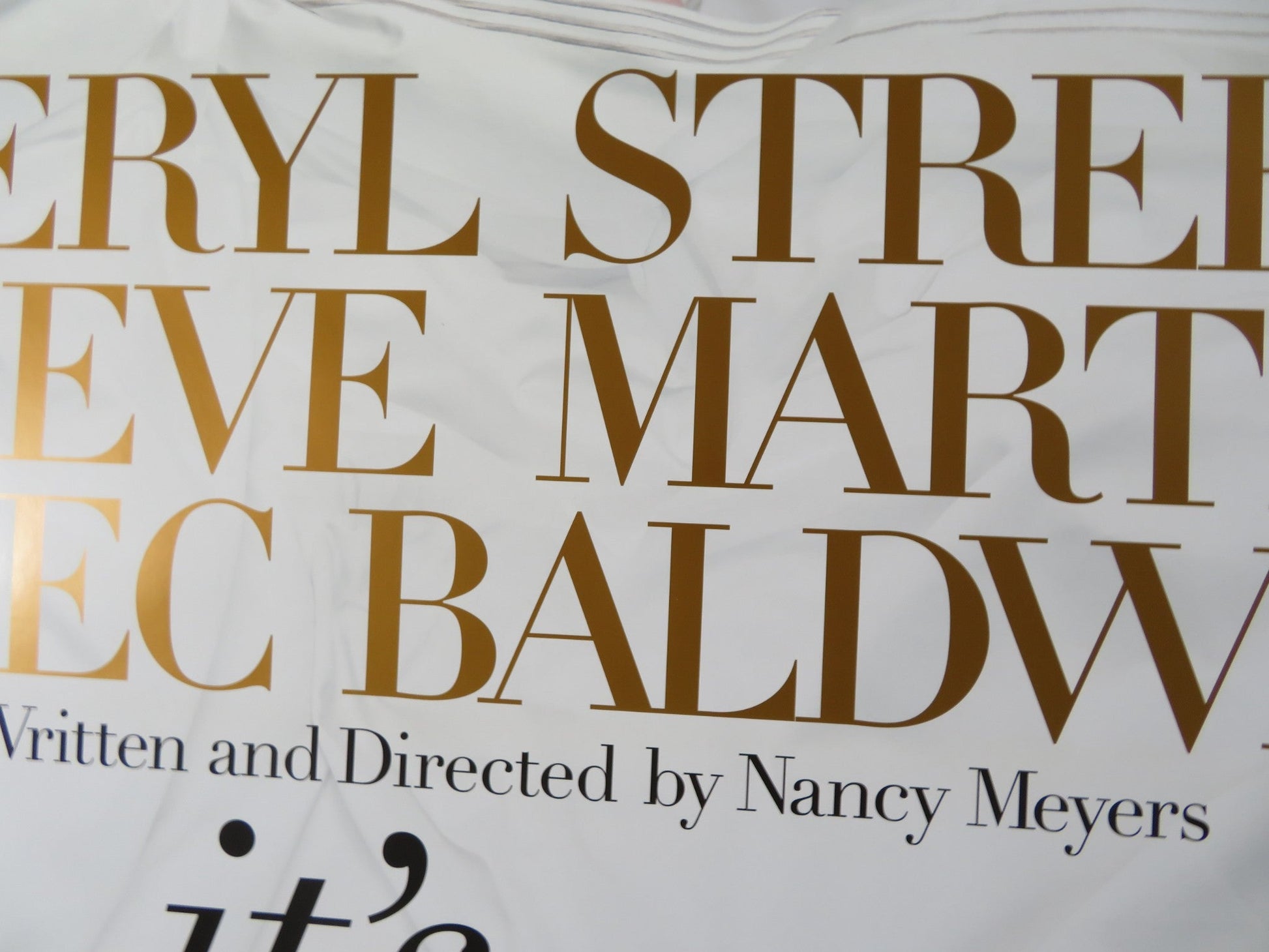 IT'S COMPLICATED US ONE SHEET ROLLED POSTER MERYL STREEP STEVE MARTIN 2009 Rendezvous Cinema Movie posters