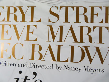 IT'S COMPLICATED US ONE SHEET ROLLED POSTER MERYL STREEP STEVE MARTIN 2009 Rendezvous Cinema Movie posters