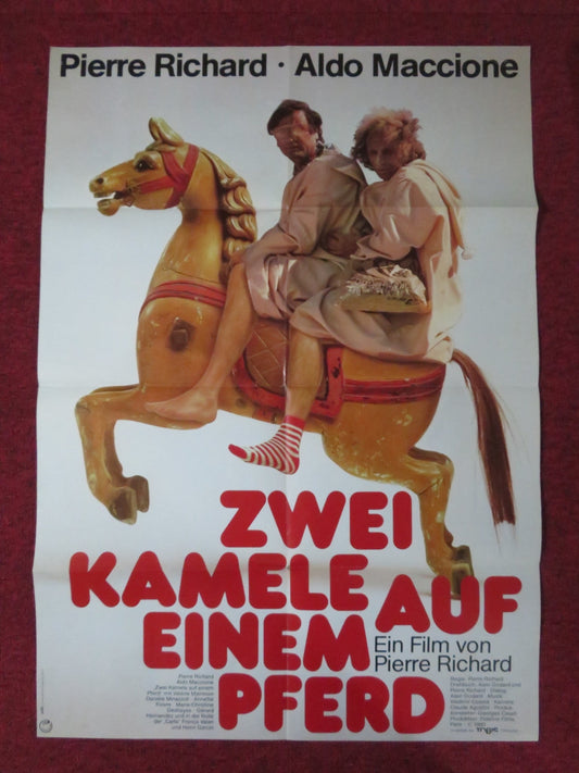 IT'S NOT ME, IT'S HIM GERMAN A1 POSTER FOLDED PIERRE RICHARD ALDO MACCIONE 1980 Rendezvous Cinema Movie posters