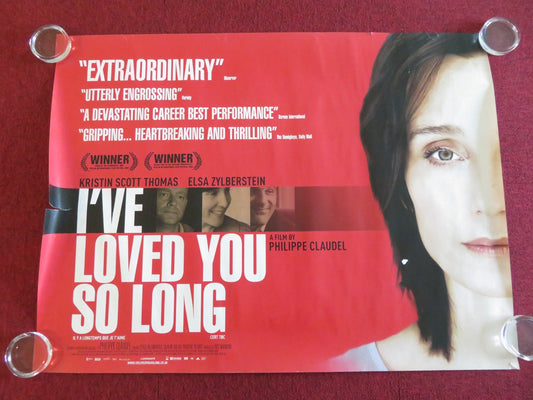 I'VE LOVED YOU SO LONG UK QUAD ROLLED POSTER KRISTIN SCOTT THOMAS 2008 Movie posters