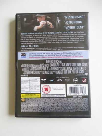 J. EDGAR (DVD) LEONARDO DICAPRIO NAOMI WATTS 2011 REGION 2 Movie posters