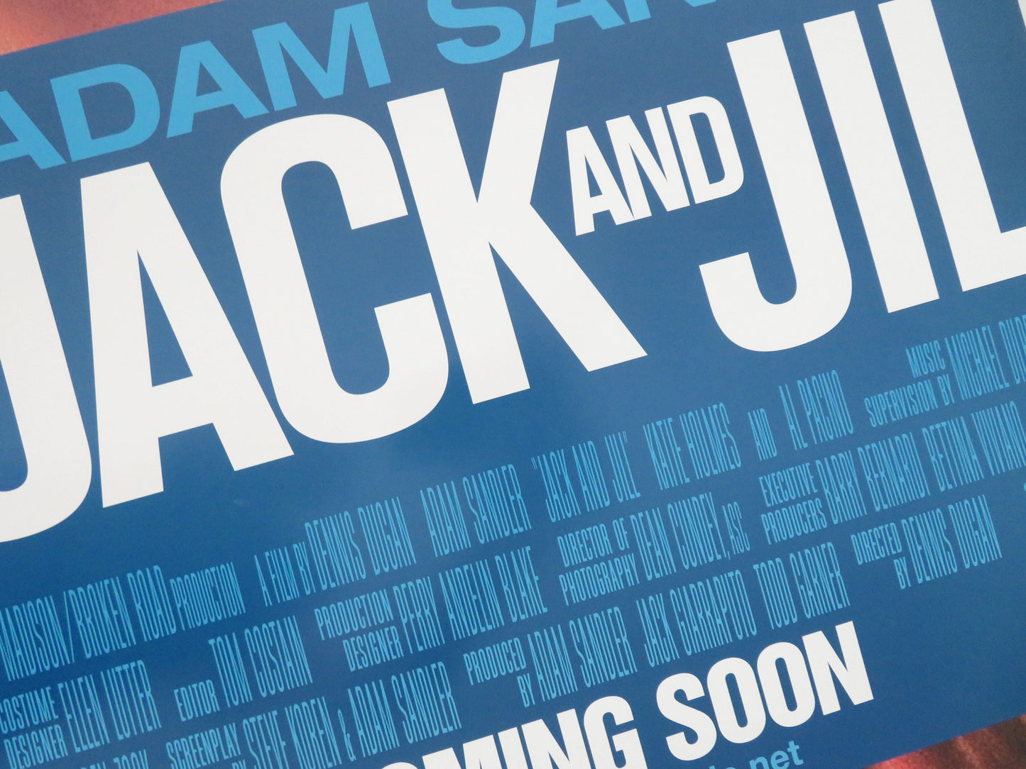 Jack and Jill US One Sheet Rolled Poster Adam Sandler Al Pacino 2011 Movie posters