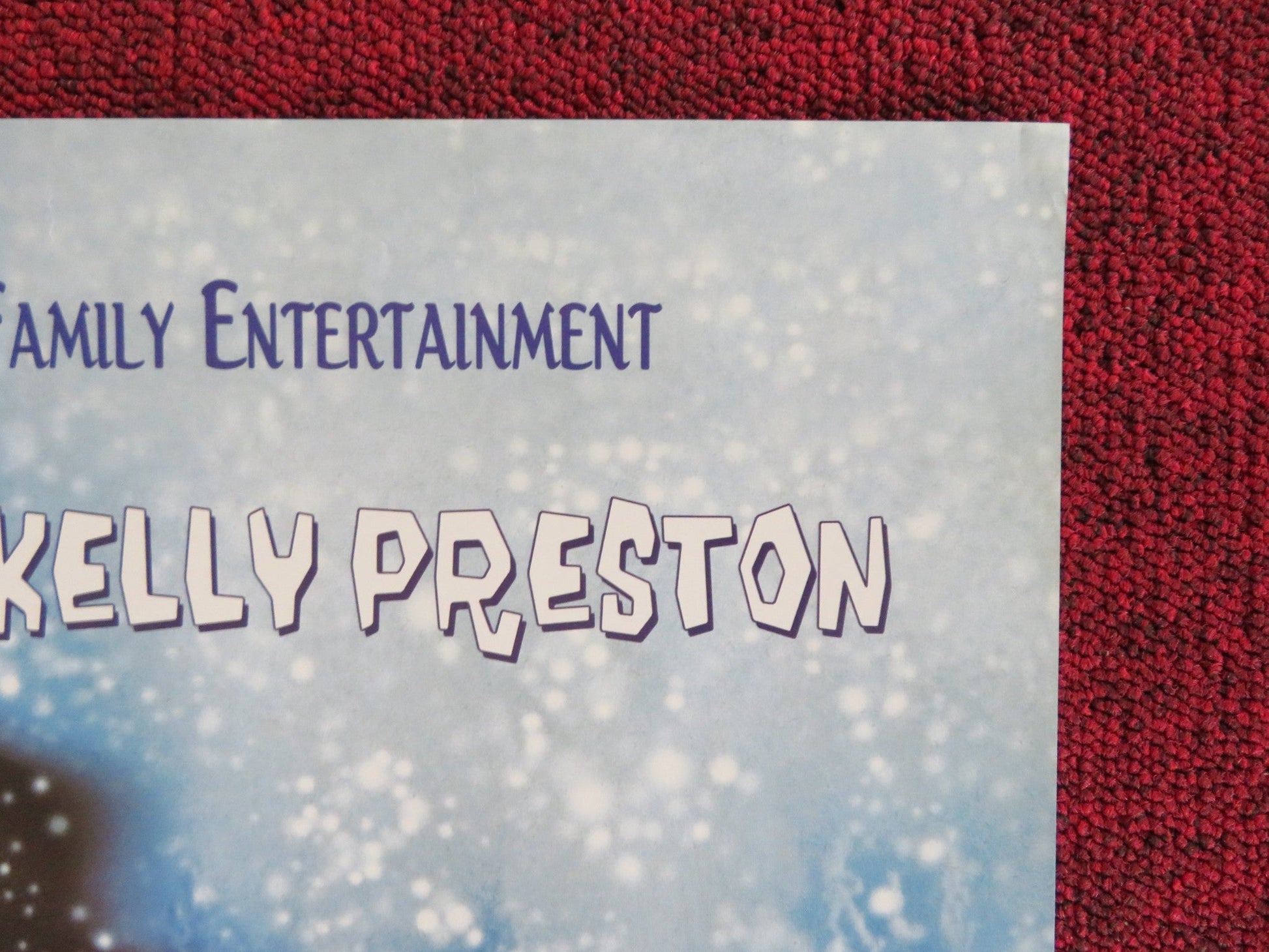 JACK FROST VHS VIDEO POSTER MICHAEL KEATON KELLY PRESTON 1999 Rendezvous Cinema Movie posters