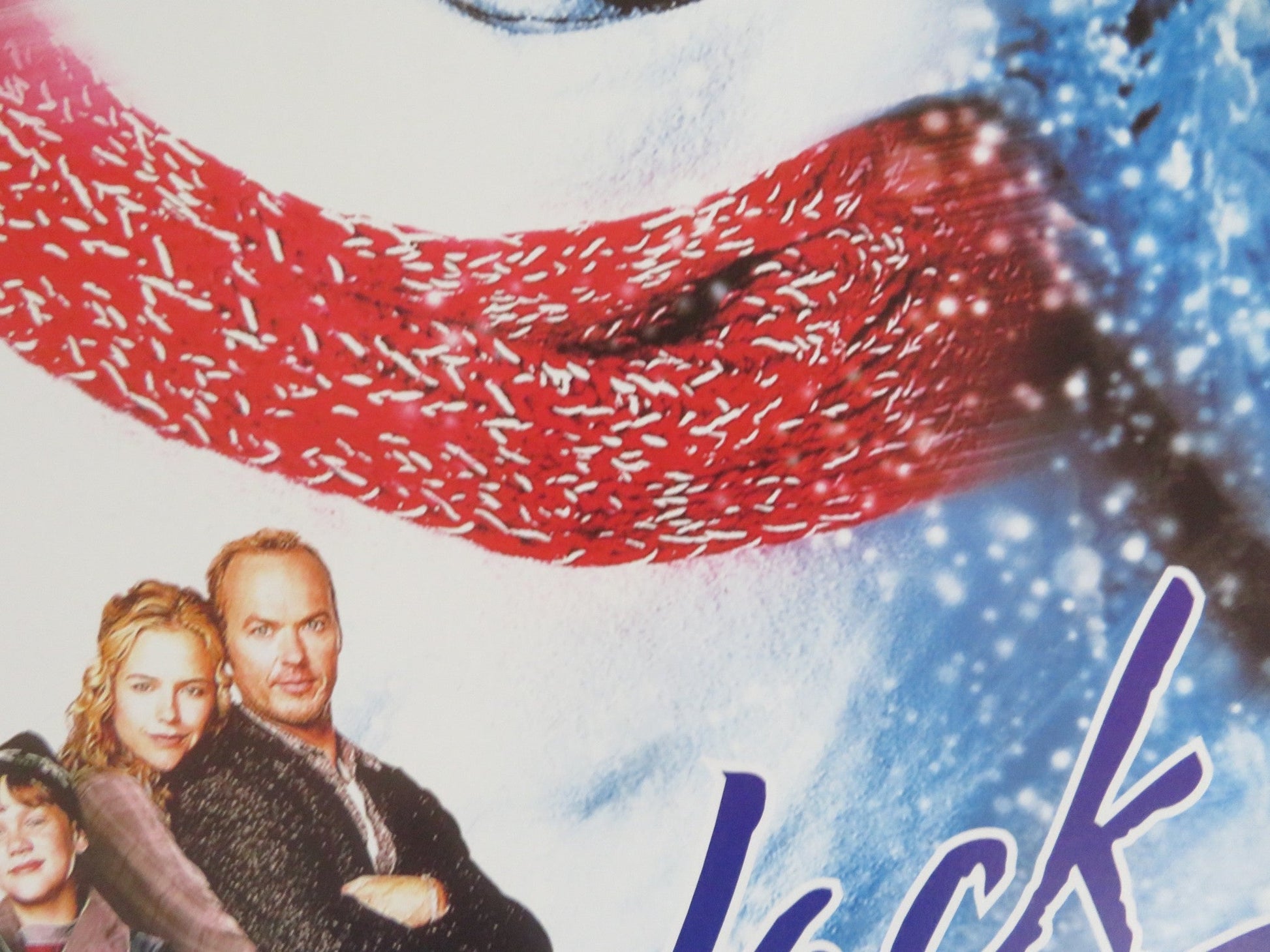 JACK FROST VHS VIDEO POSTER MICHAEL KEATON KELLY PRESTON 1999 Rendezvous Cinema Movie posters