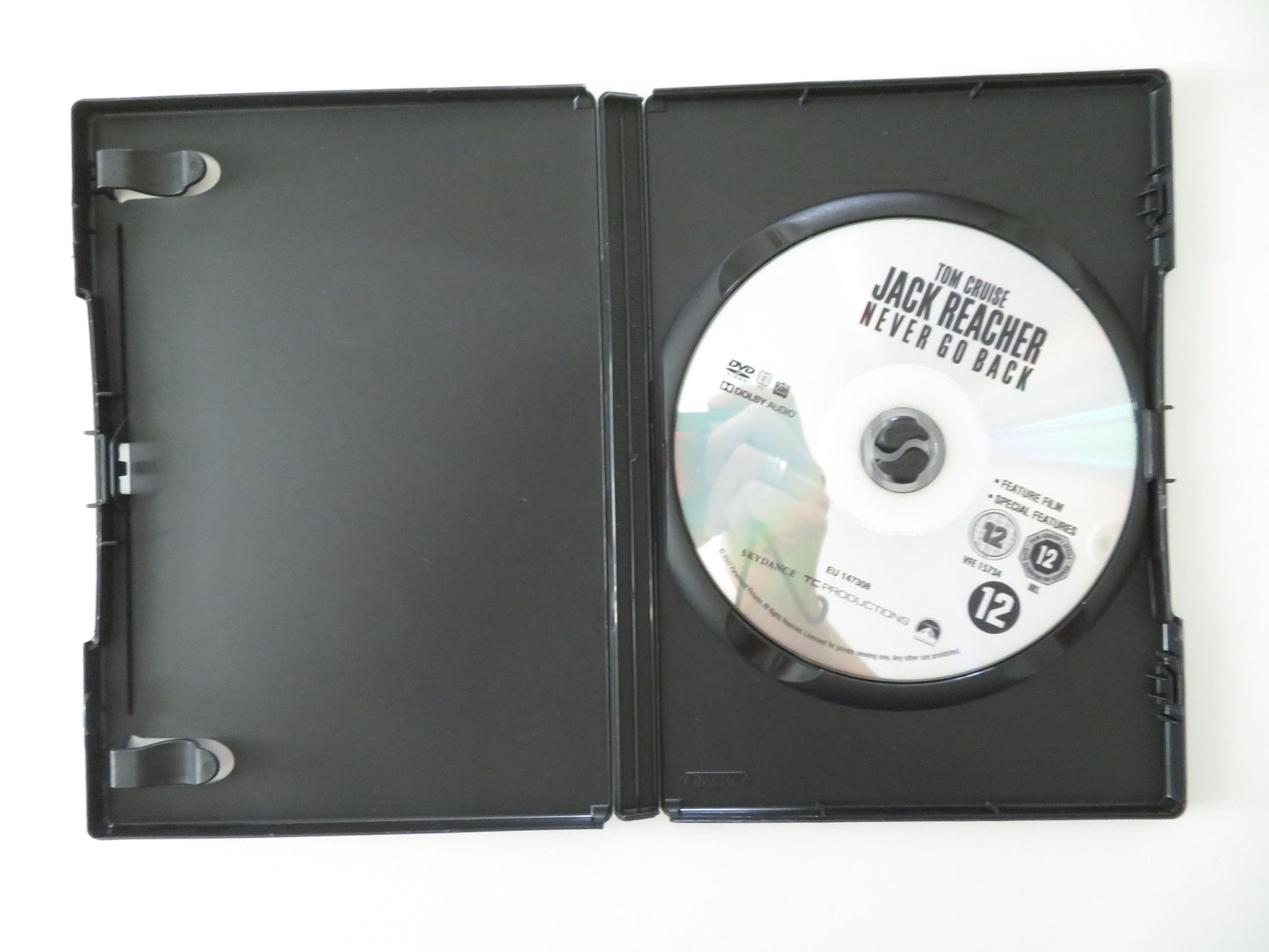 Jack Reacher: Never Go Back (DVD) Tom Cruise Cobie Smulders 2016 Region 2 Movie posters