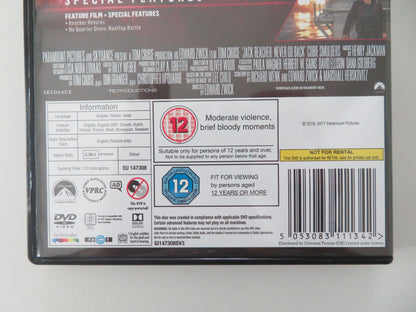Jack Reacher: Never Go Back (DVD) Tom Cruise Cobie Smulders 2016 Region 2 Movie posters
