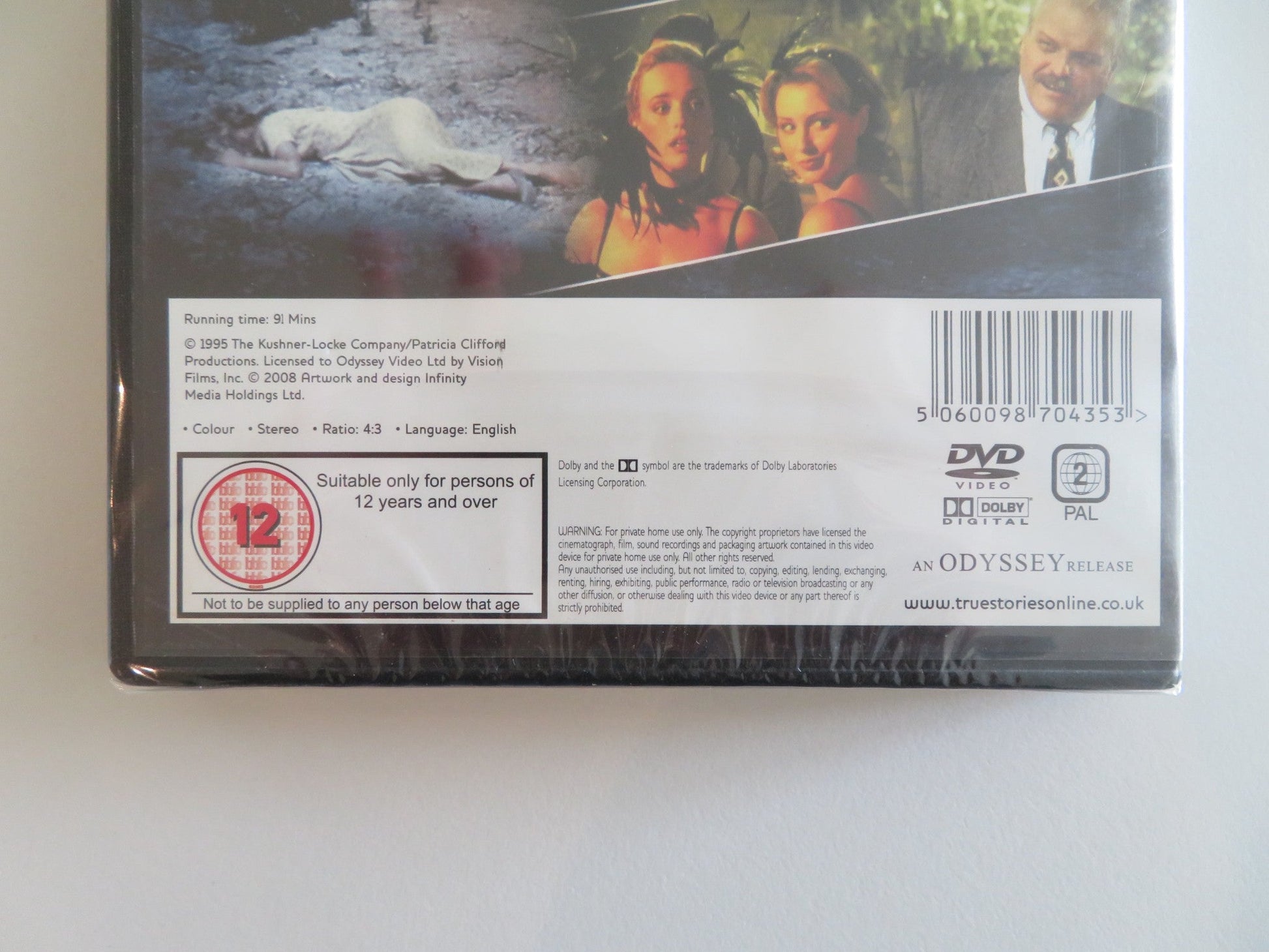 JACK REED: A SEARCH FOR JUSTICE (DVD) BRIAN DENNEHY C. S. DUTTON 1994 REGION 2 Rendezvous Cinema Movie posters