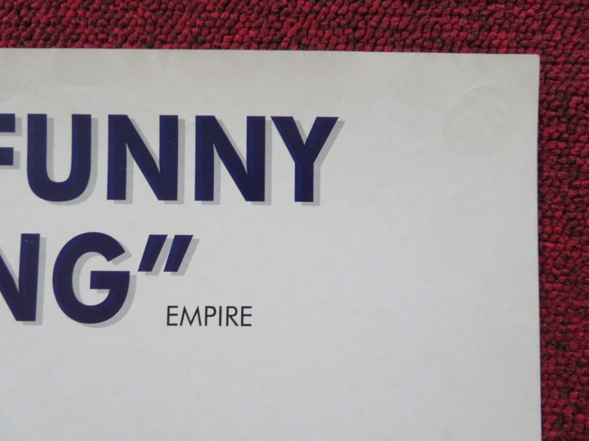 JACK & SARAH VHS VIDEO POSTER RICHARD E. GRANT SAMANTHA MATHIS 1995 Rendezvous Cinema Movie posters