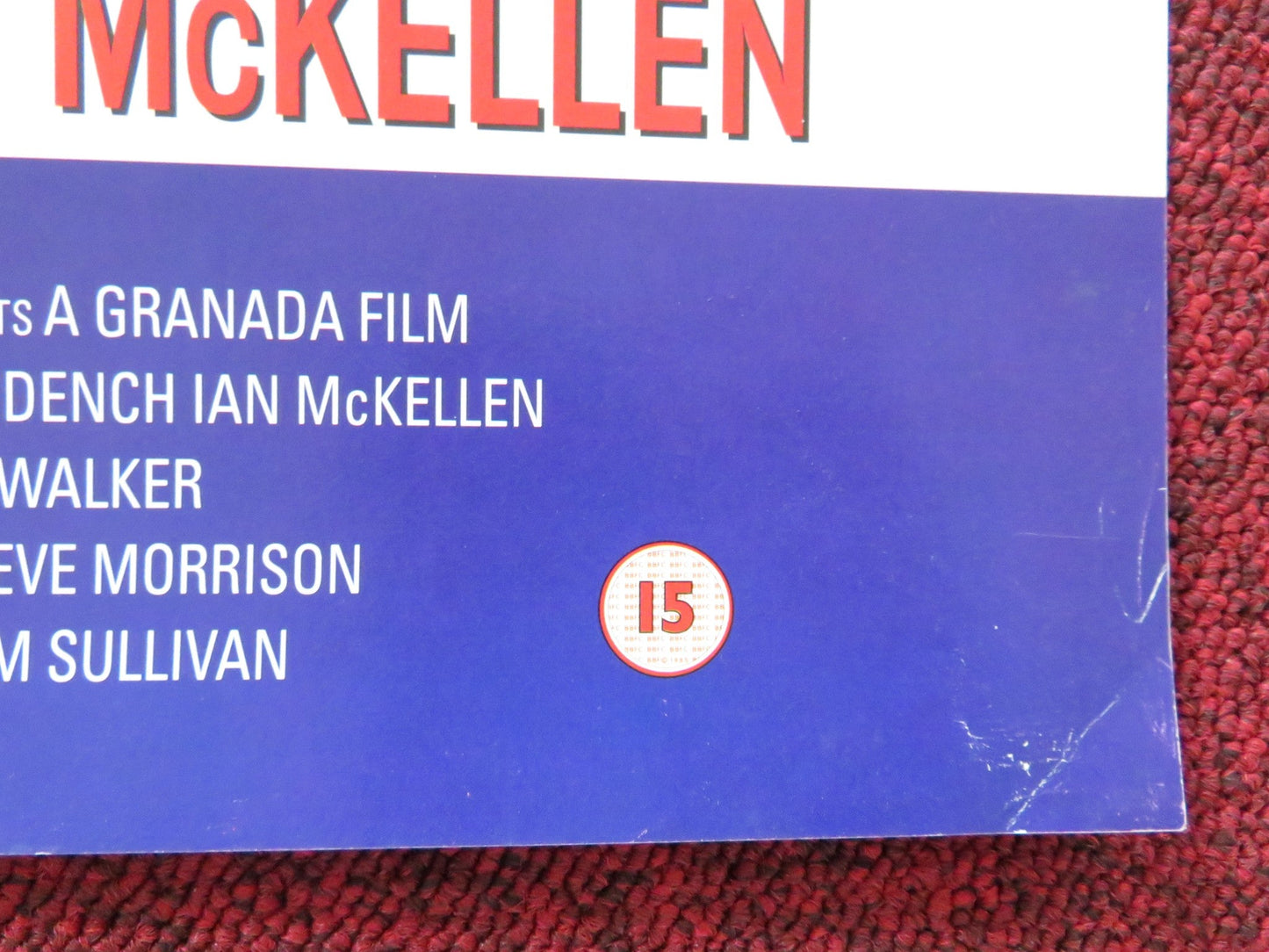 JACK & SARAH VHS VIDEO POSTER RICHARD E. GRANT SAMANTHA MATHIS 1995 Rendezvous Cinema Movie posters