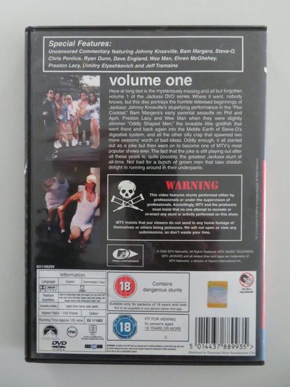 JACKASS: VOLUME ONE (DVD) JOHNNY KNOXVILLE STEVE - O 2005 REGION 2 Movie posters