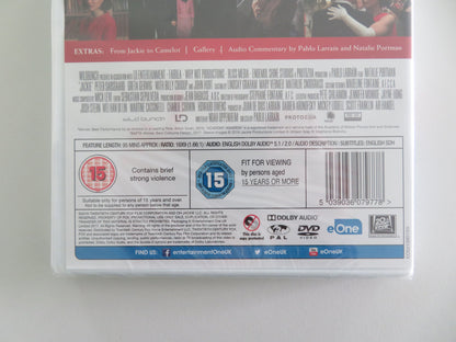 Jackie (DVD) Natalie Portman Peter Sarsgaard 2016 Region 2 Movie posters
