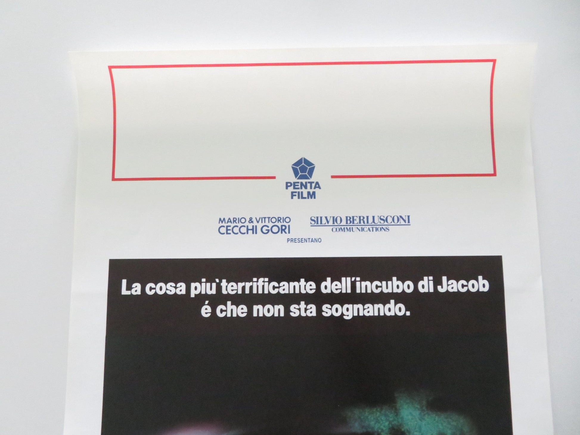 JACOB'S LADDER ITALIAN LOCANDINA POSTER TIM ROBBINS ELIZABETH PENA 1990 Movie posters