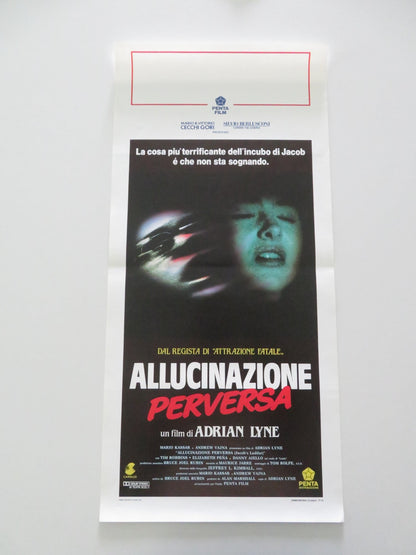 JACOB'S LADDER ITALIAN LOCANDINA POSTER TIM ROBBINS ELIZABETH PENA 1990 Movie posters