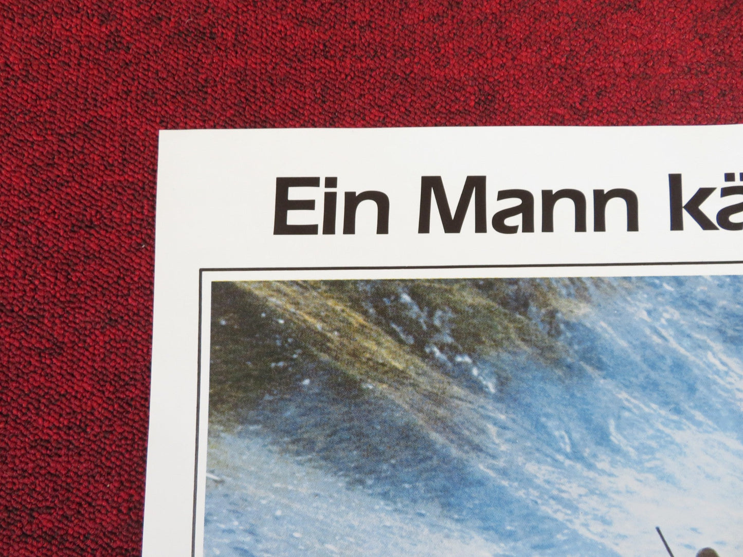 JAGERSCHLACHT GERMAN A1 POSTER FOLDED BERND STEPHAN HEINRICH SCHWEIGER 1982 Rendezvous Cinema Movie posters