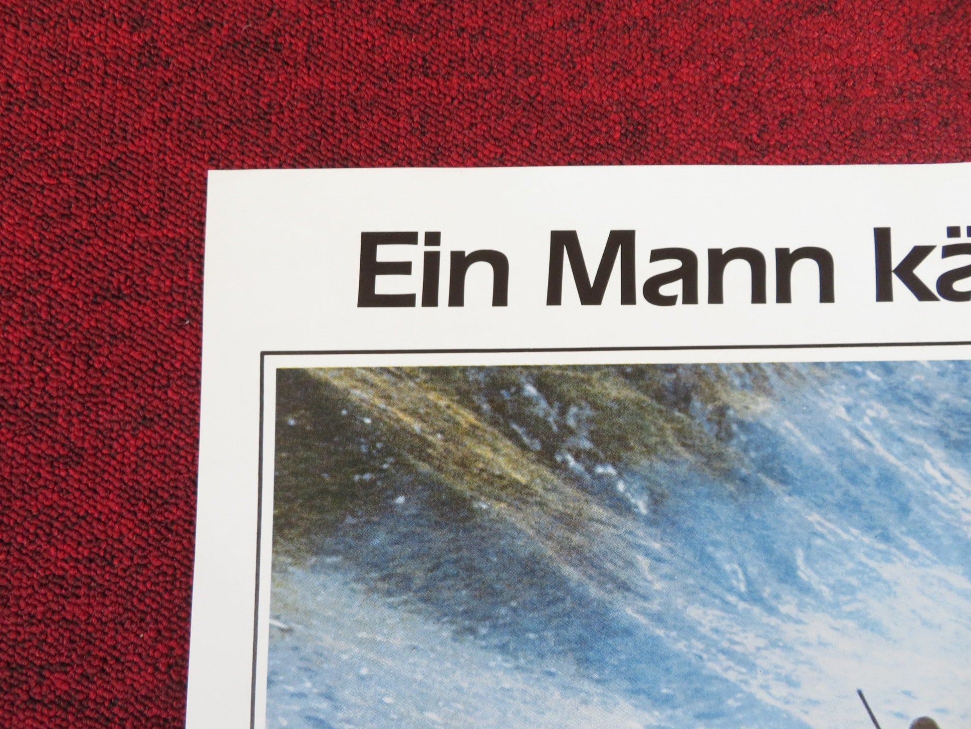 JAGERSCHLACHT GERMAN A1 POSTER FOLDED BERND STEPHAN HEINRICH SCHWEIGER 1982 Rendezvous Cinema Movie posters