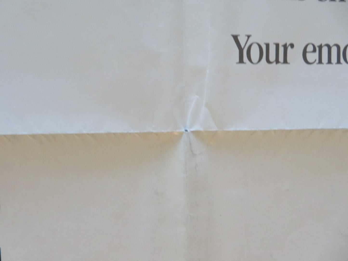 JAGGED EDGE FOLDED US ONE SHEET POSTER GLENN CLOSE JEFF BRIDGES 1985 Movie posters