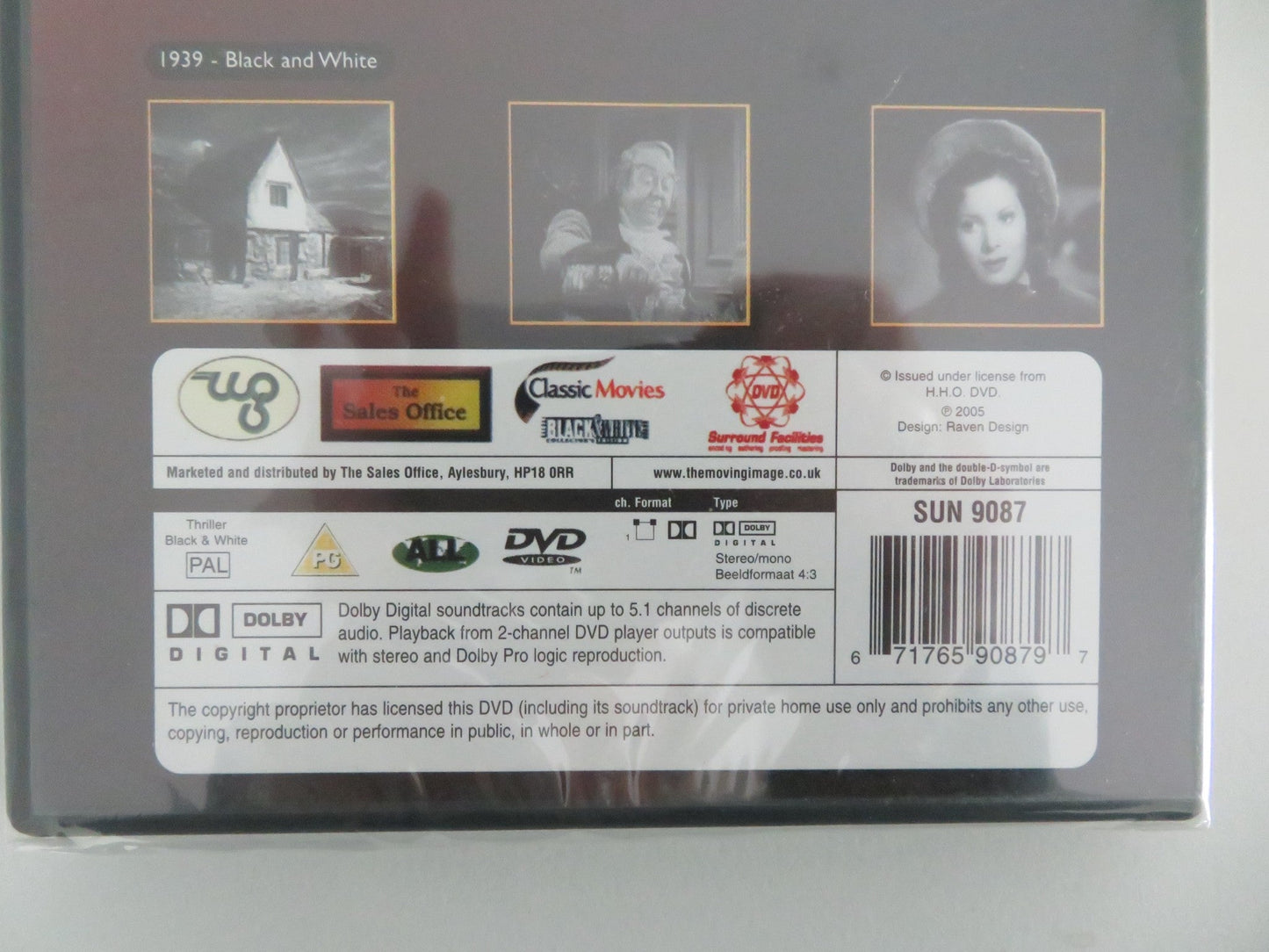 Jamaica Inn (DVD) Charles Laughton Horace Hodges 1939 Region All Movie posters