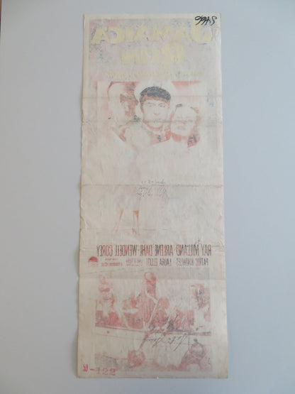 JAMAICA RUN US INSERT POSTER RAY MILLAND ARLENE DAHL 1953 Rendezvous Cinema Movie posters