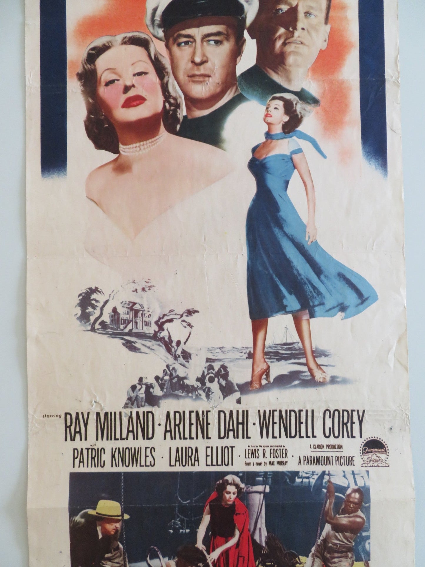 JAMAICA RUN US INSERT POSTER RAY MILLAND ARLENE DAHL 1953 Rendezvous Cinema Movie posters
