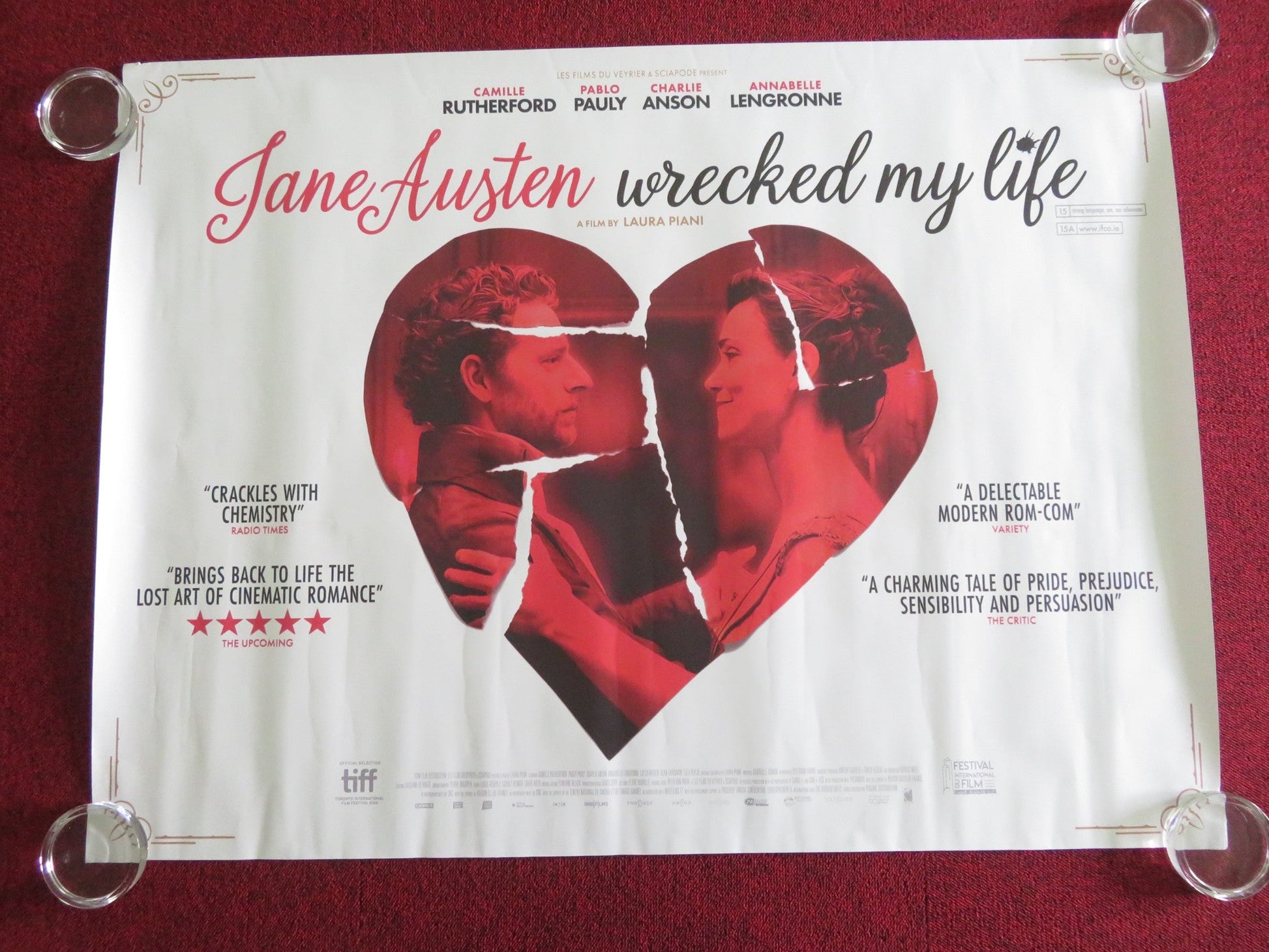 Jane Austen Wrecked My Life UK QUAD ROLLED POSTER CAMILLE RUTHERFORD 2024 Movie posters
