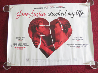 Jane Austen Wrecked My Life UK QUAD ROLLED POSTER CAMILLE RUTHERFORD 2024 Movie posters