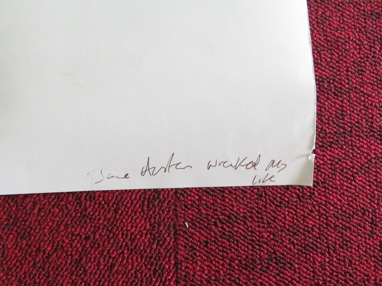 Jane Austen Wrecked My Life UK QUAD ROLLED POSTER CAMILLE RUTHERFORD 2024 Movie posters