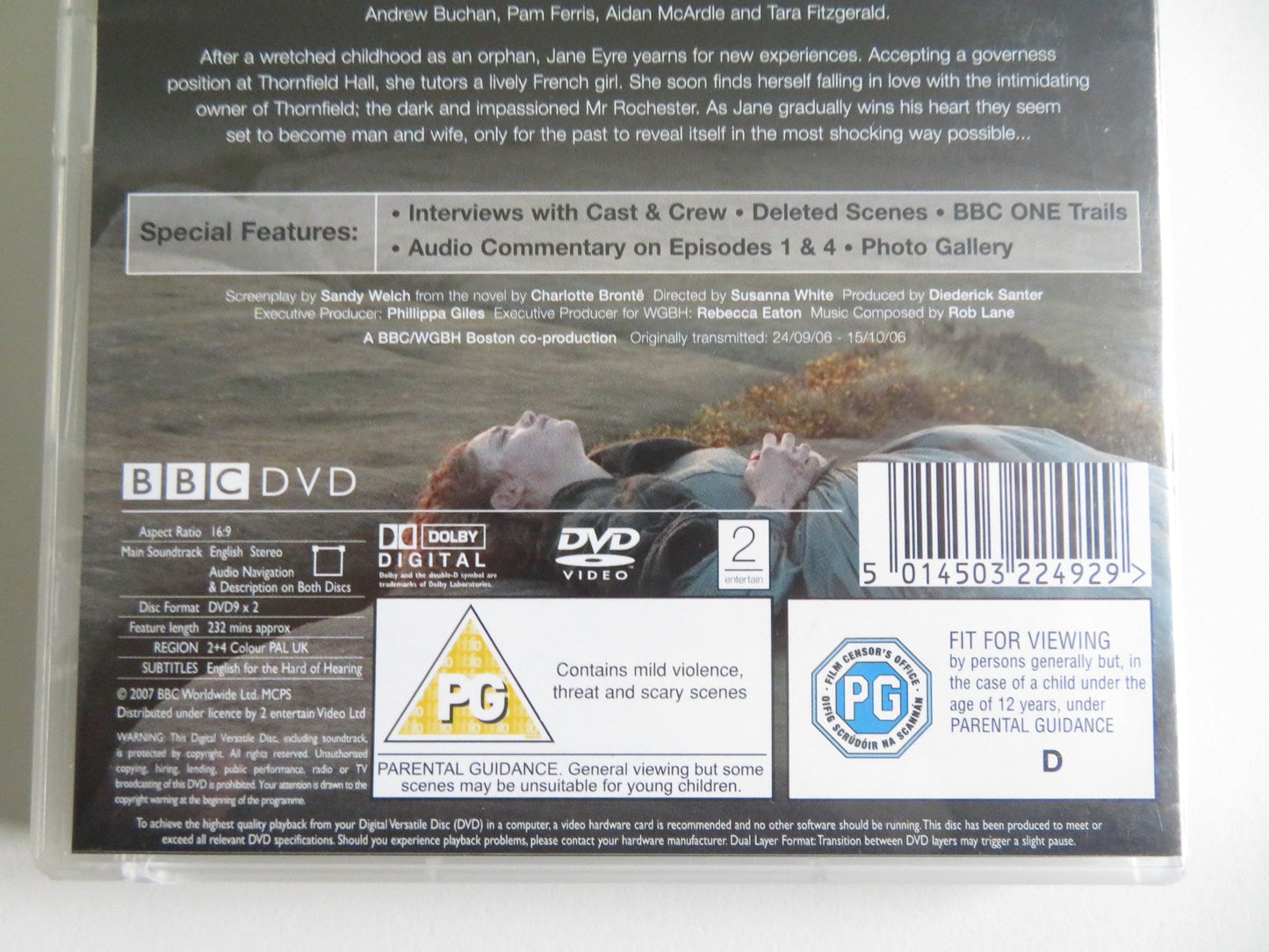JANE EYRE (DVD) RUTH WILSON TOBY STEPHENS 2006 REGION 2, 4 Movie posters