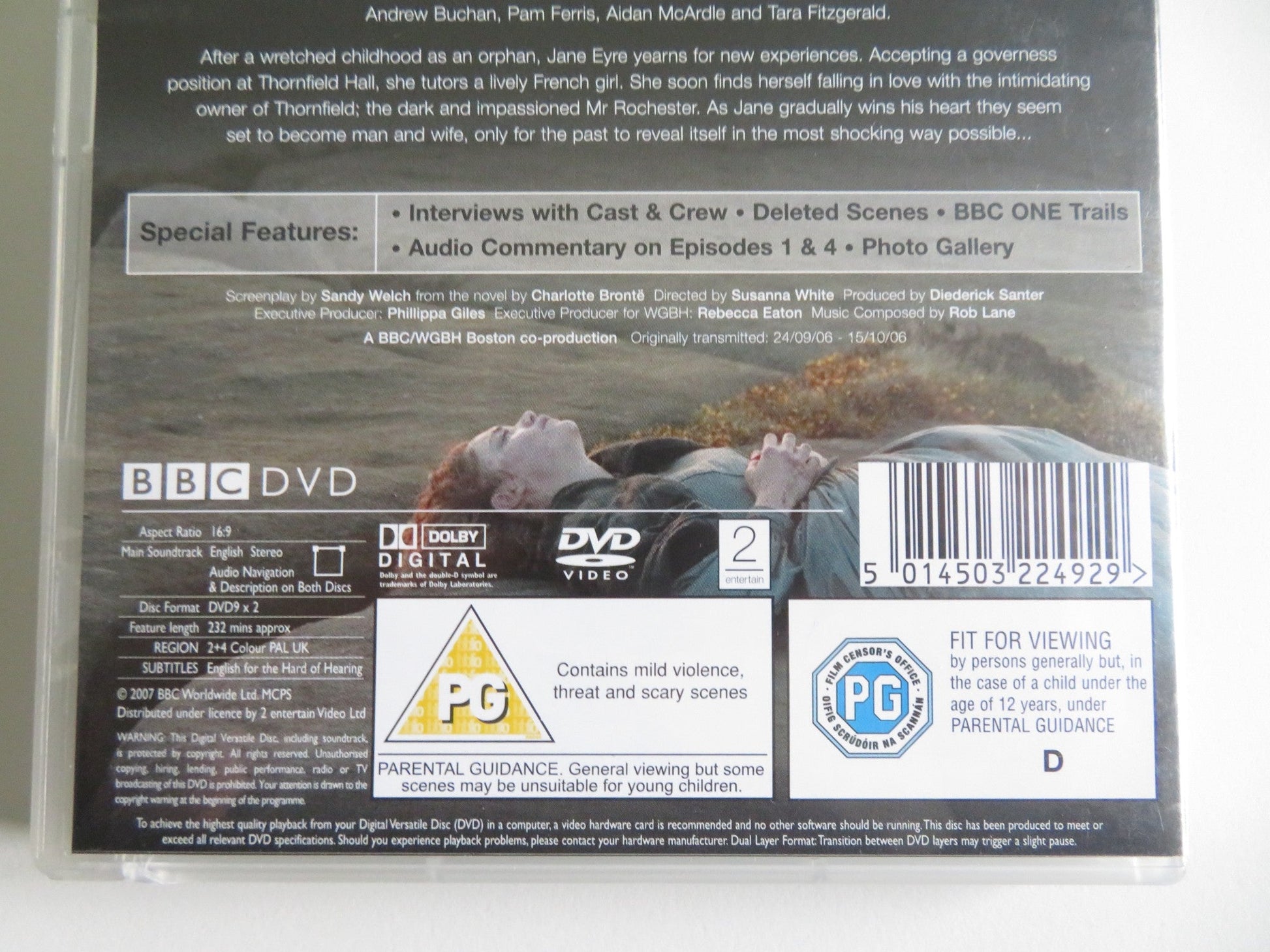 JANE EYRE (DVD) RUTH WILSON TOBY STEPHENS 2006 REGION 2, 4 Movie posters