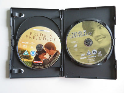 JANE EYRE / PRIDE AND PREJUDICE / SENSE AND SENSIBILITY (DVD) 1995 REGION 2 Movie posters