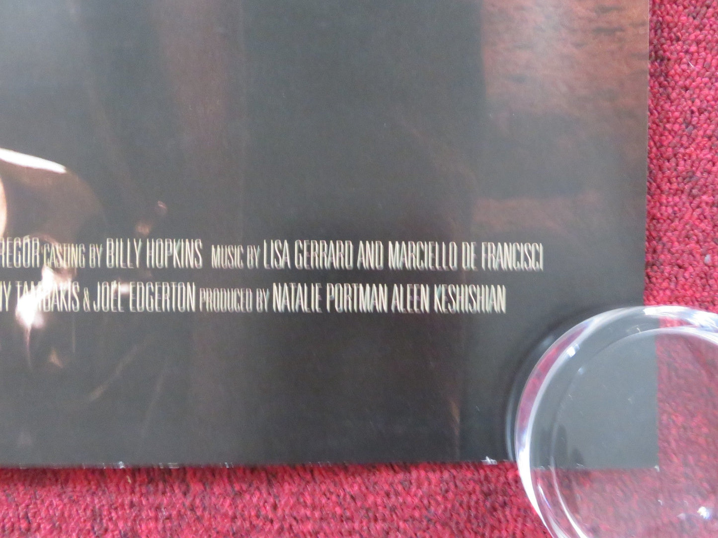 JANE GOT A GUN UK QUAD ROLLED POSTER NATALIE PORTMAN JOEL EDGERTON 2015 Rendezvous Cinema Movie posters