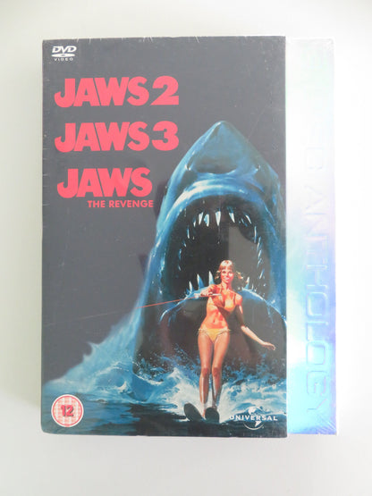 Jaws 2, 3 and The Revenge - 3 Disc Anthology (DVD BoxSet) 1978 Region 2 Movie posters